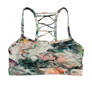 Prana Vibrant Patterned Sports Bra